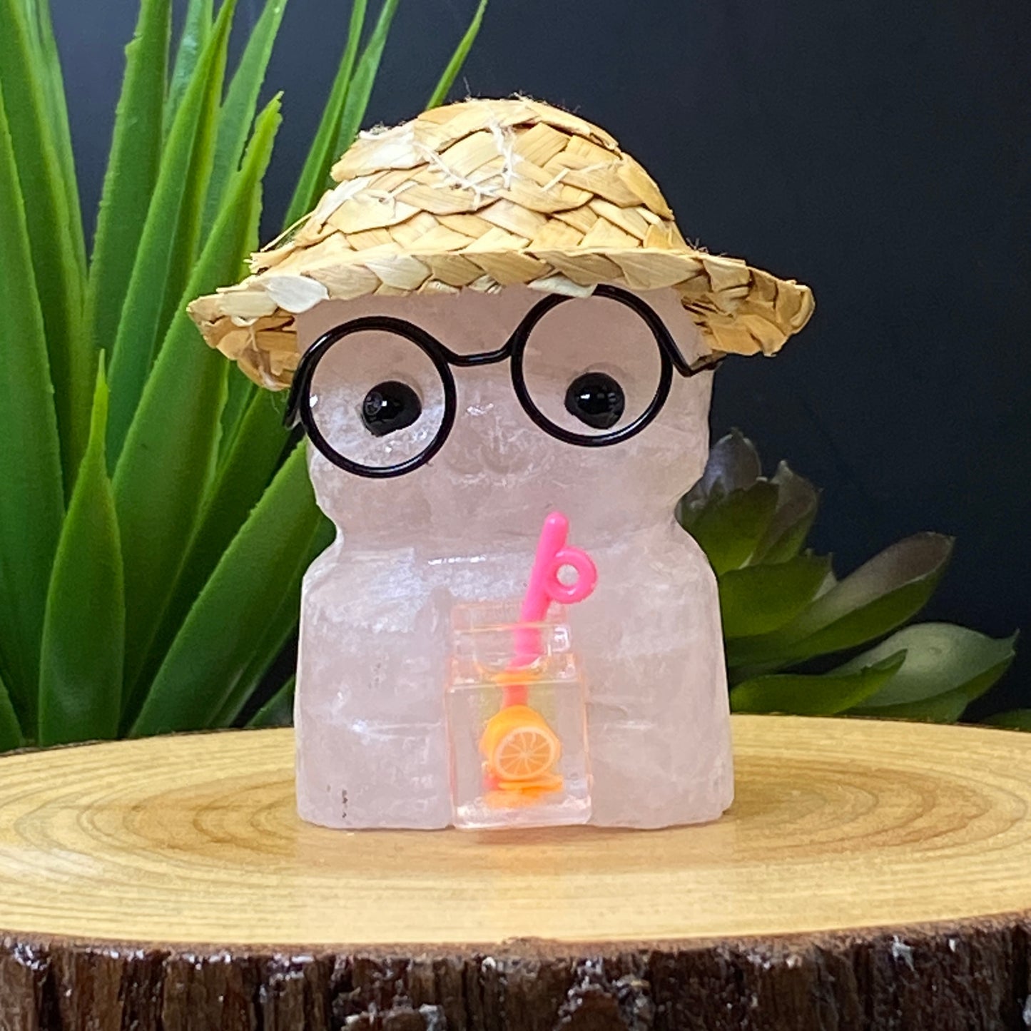 Rose Quartz Pet Rock #3