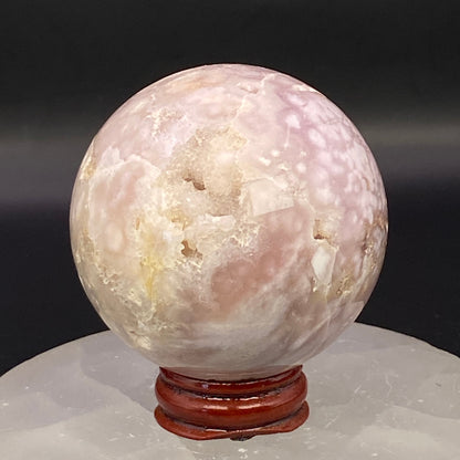 Pink Amethyst Sphere - Druzy!