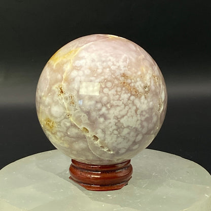 Pink Amethyst Sphere - Druzy!