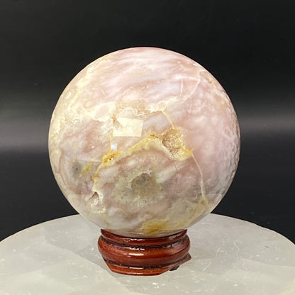 Pink Amethyst Sphere - Druzy!