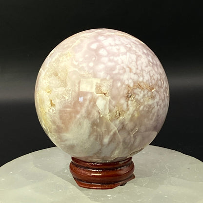 Pink Amethyst Sphere - Druzy!