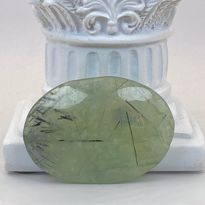 Prehnite Pillow Palm Stone #1