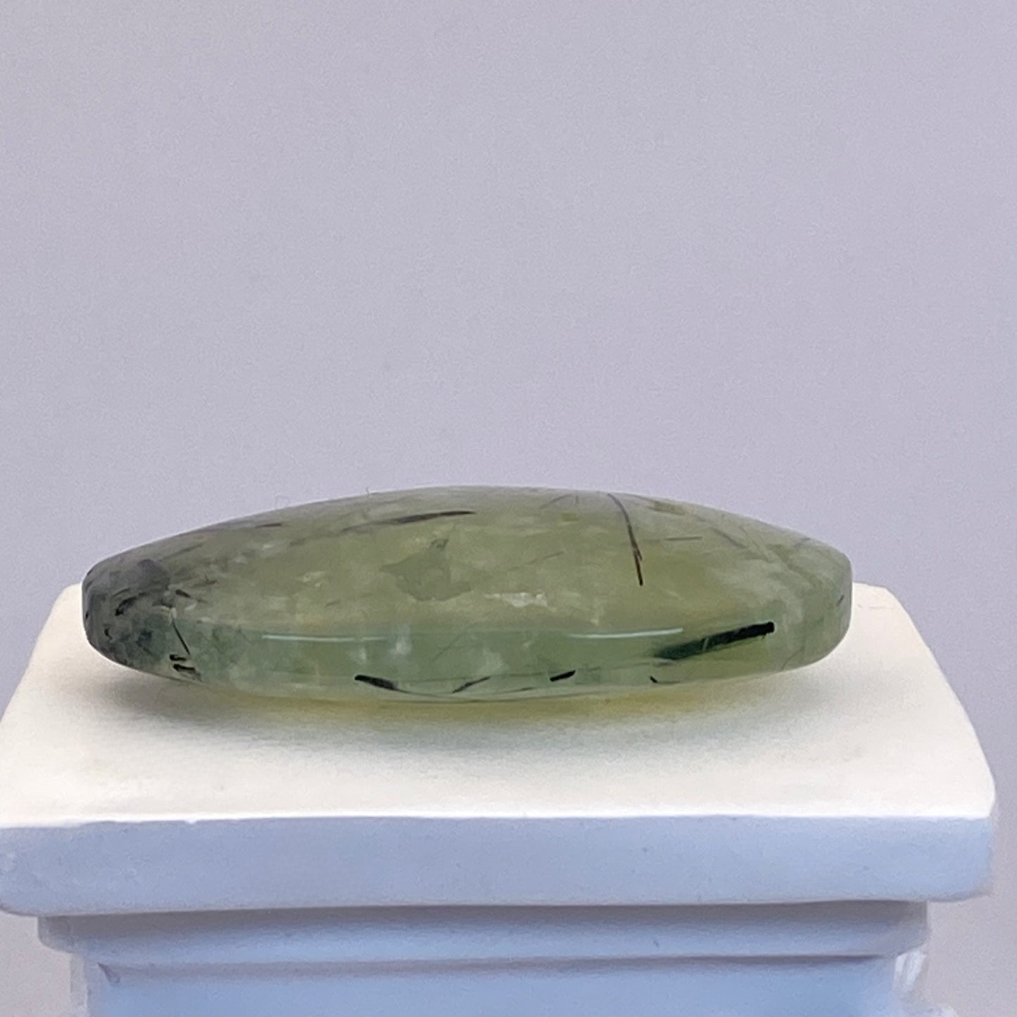 Prehnite Pillow Palm Stone #1