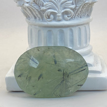 Prehnite Pillow Palm Stone #2