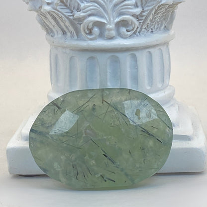 Prehnite Pillow Palm Stone #2