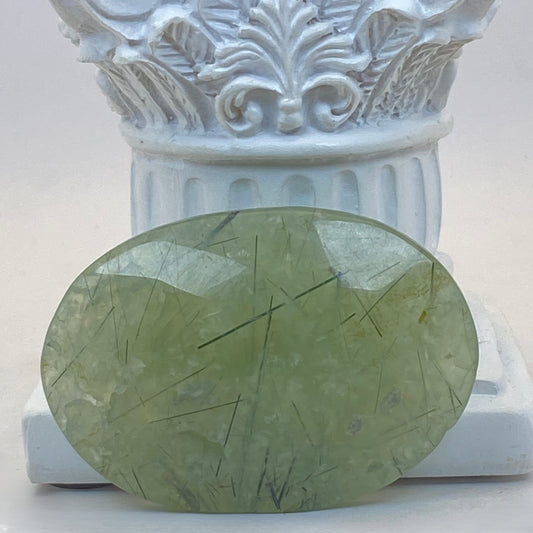 Prehnite Pillow Palm Stone #3