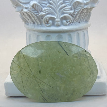 Prehnite Pillow Palm Stone #3