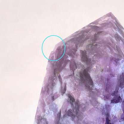 Purple Mica Tower #2 - Over 1kg! - 24.5cm - Room 1
