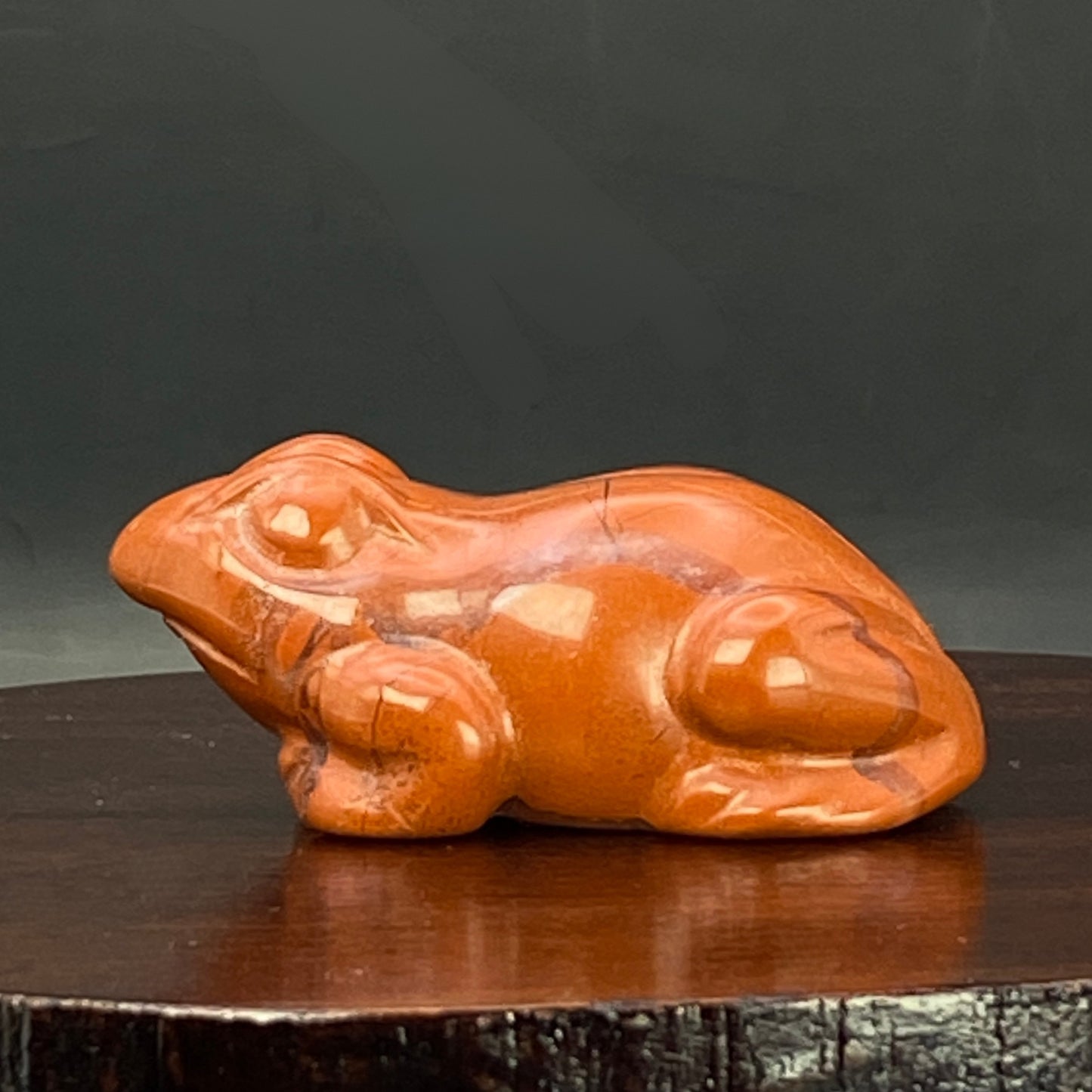 Red Jasper Frog #1