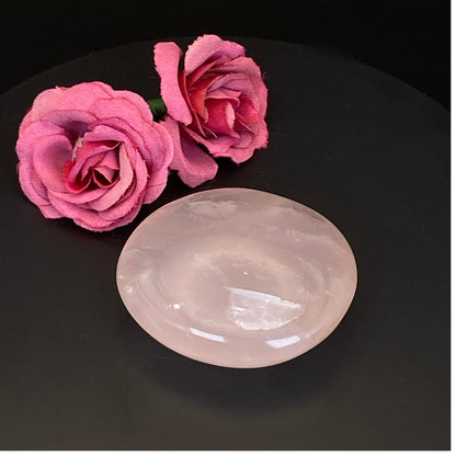 Rose Quartz Palm Stone #10