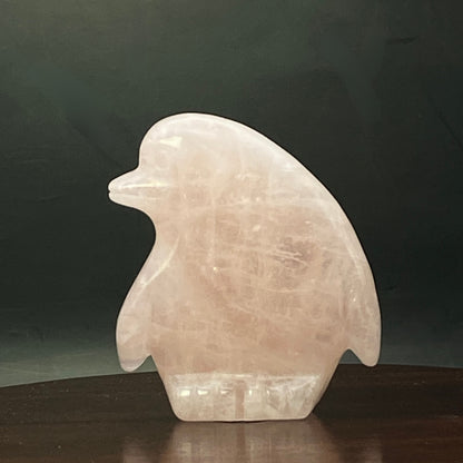 Rose Quartz Penguin #1