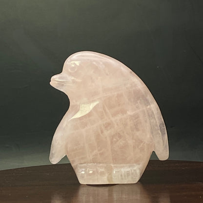 Rose Quartz Penguin #2