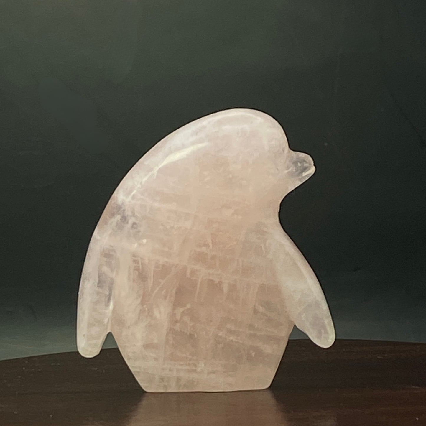 Rose Quartz Penguin #2