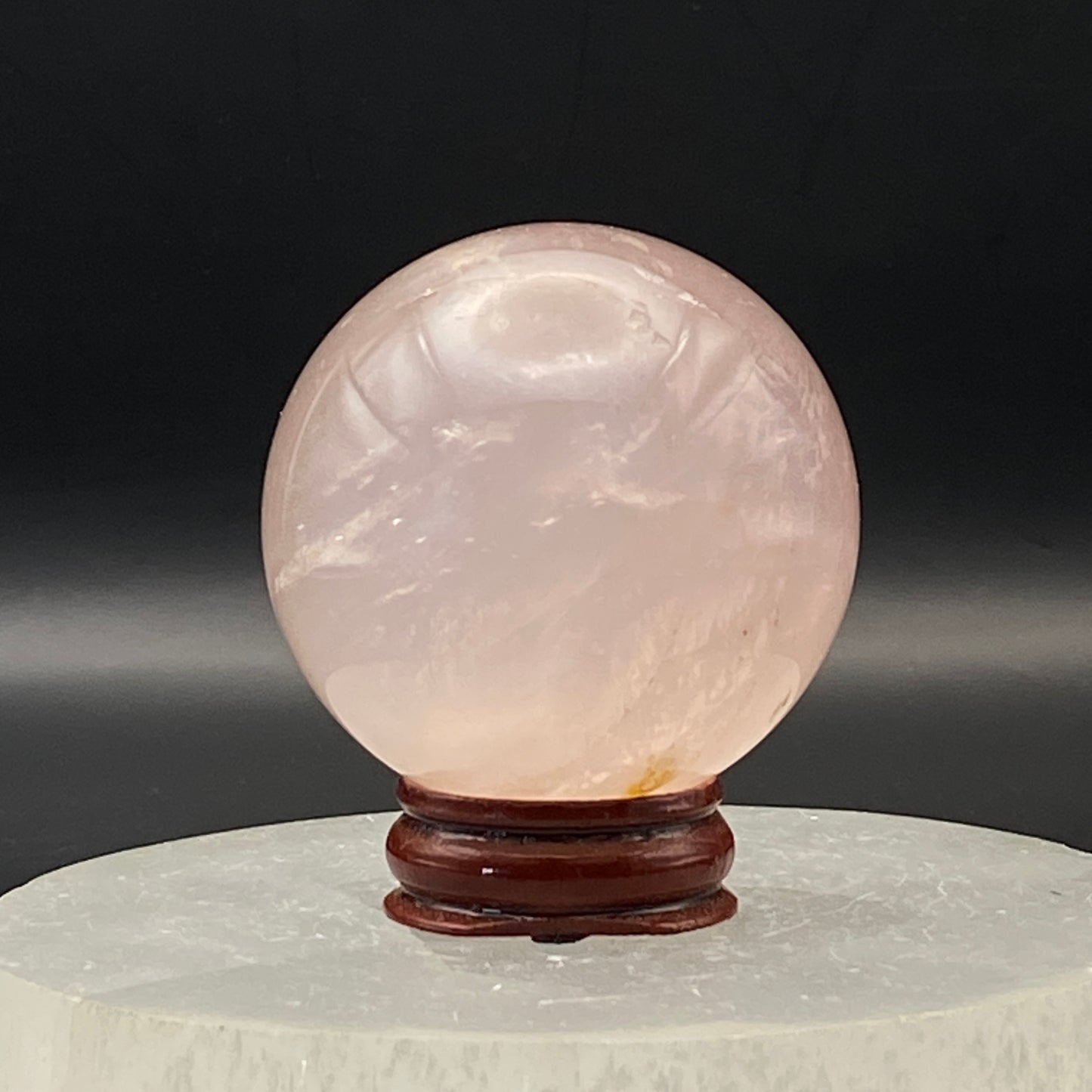 Rose Quartz Sphere #2 - Star!