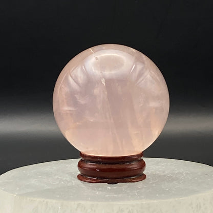 Rose Quartz Sphere #2 - Star!