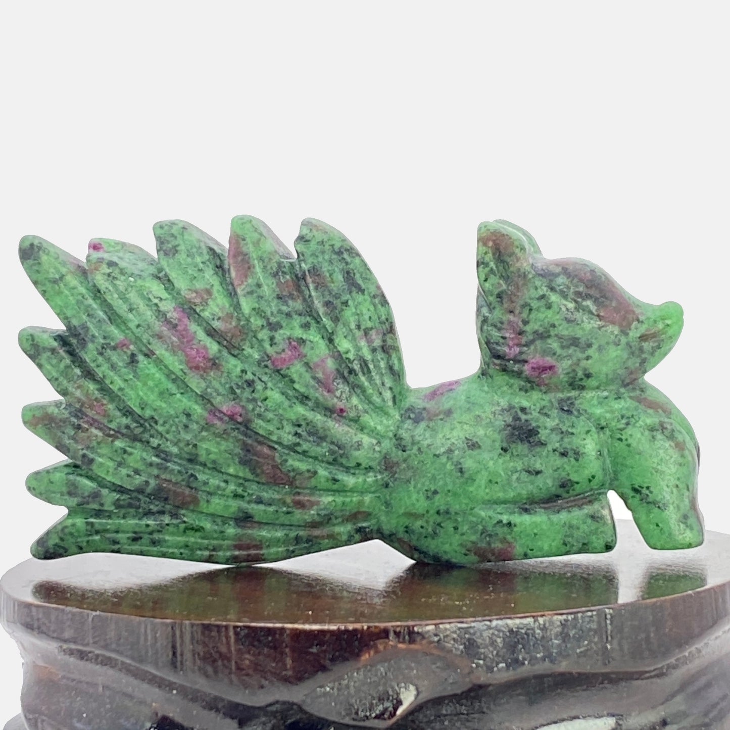 Ruby in Zoisite 9 Tail Fox