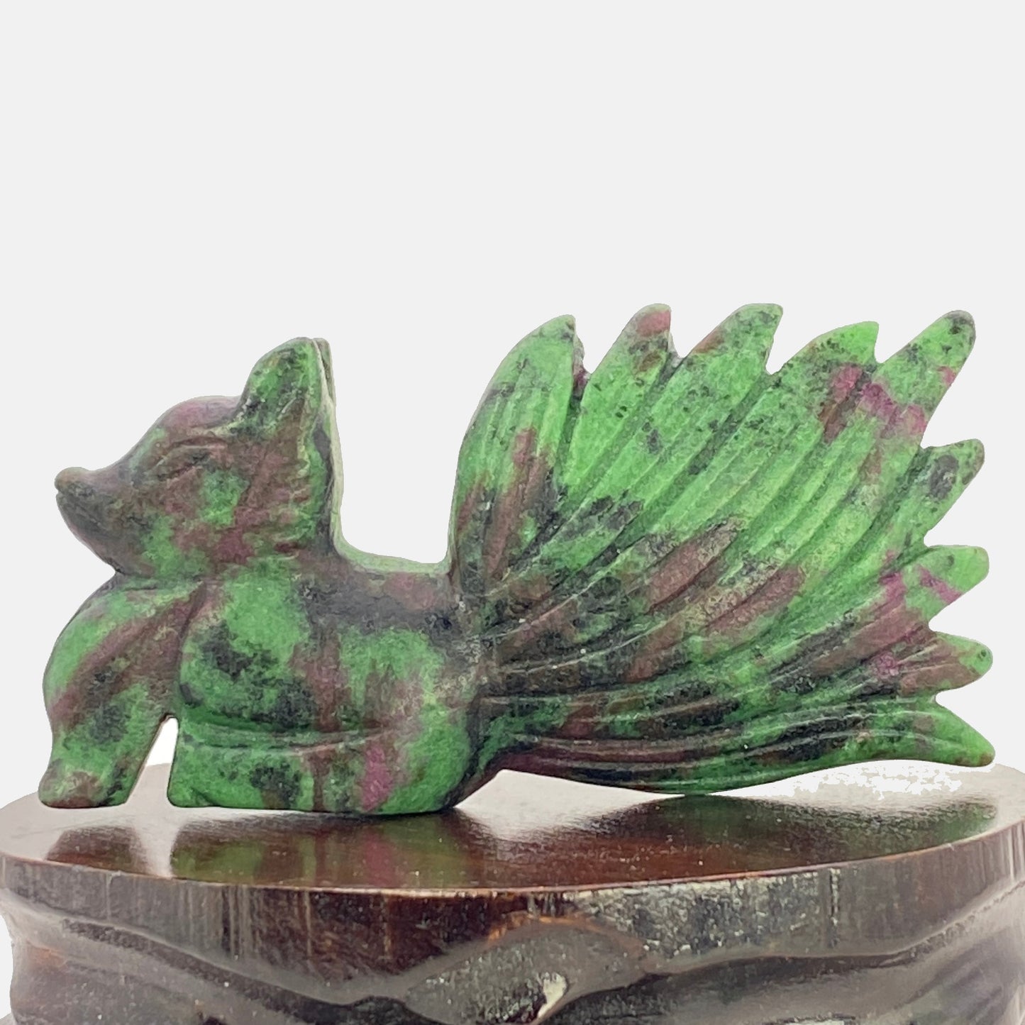 Ruby in Zoisite 9 Tail Fox