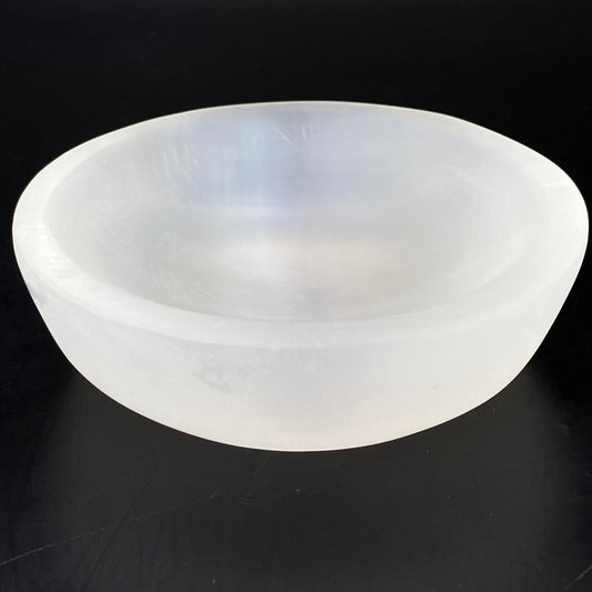 Selenite Round Trinket Bowl #2