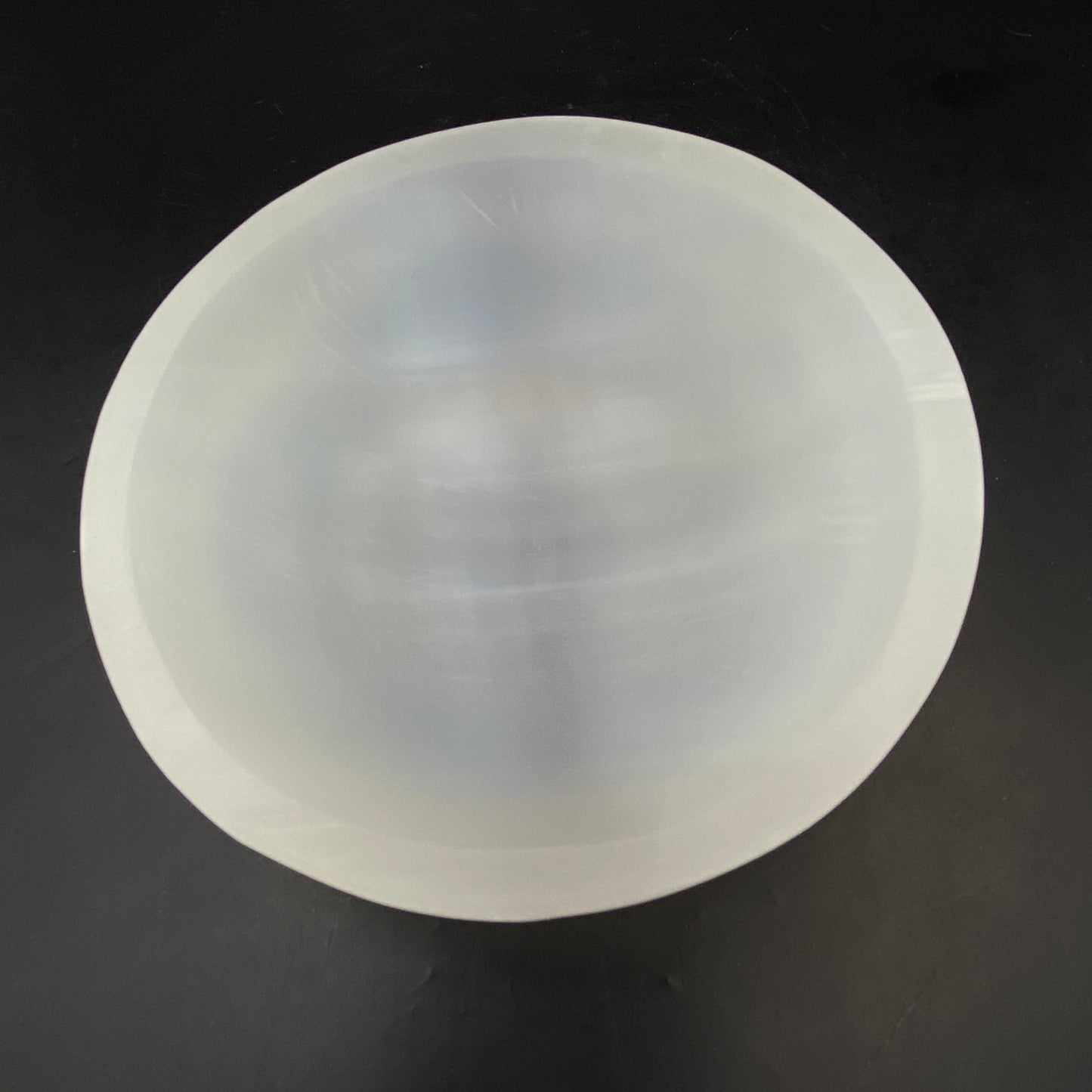 Selenite Round Trinket Bowl #2