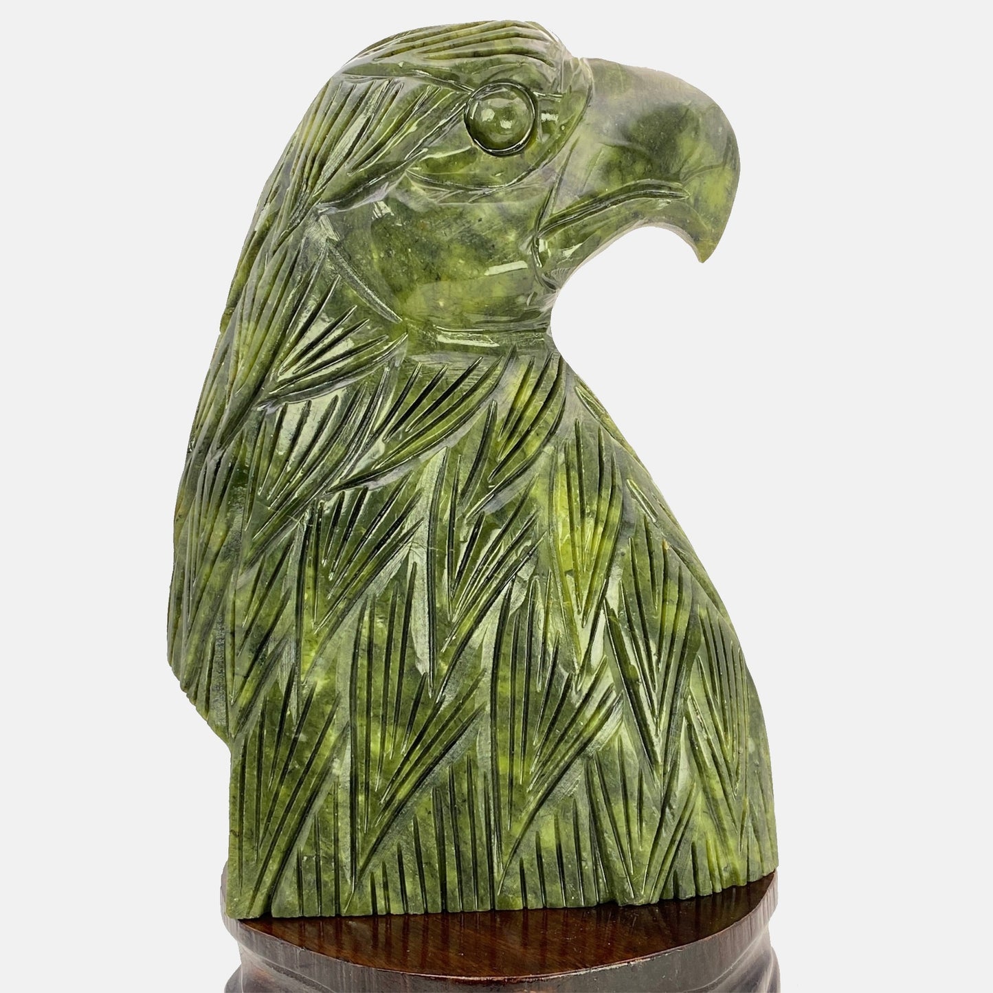 HUGE Serpentine Eagle Head - 2.5KG!