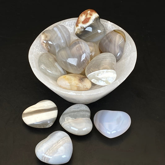 Agate Heart - 28mm