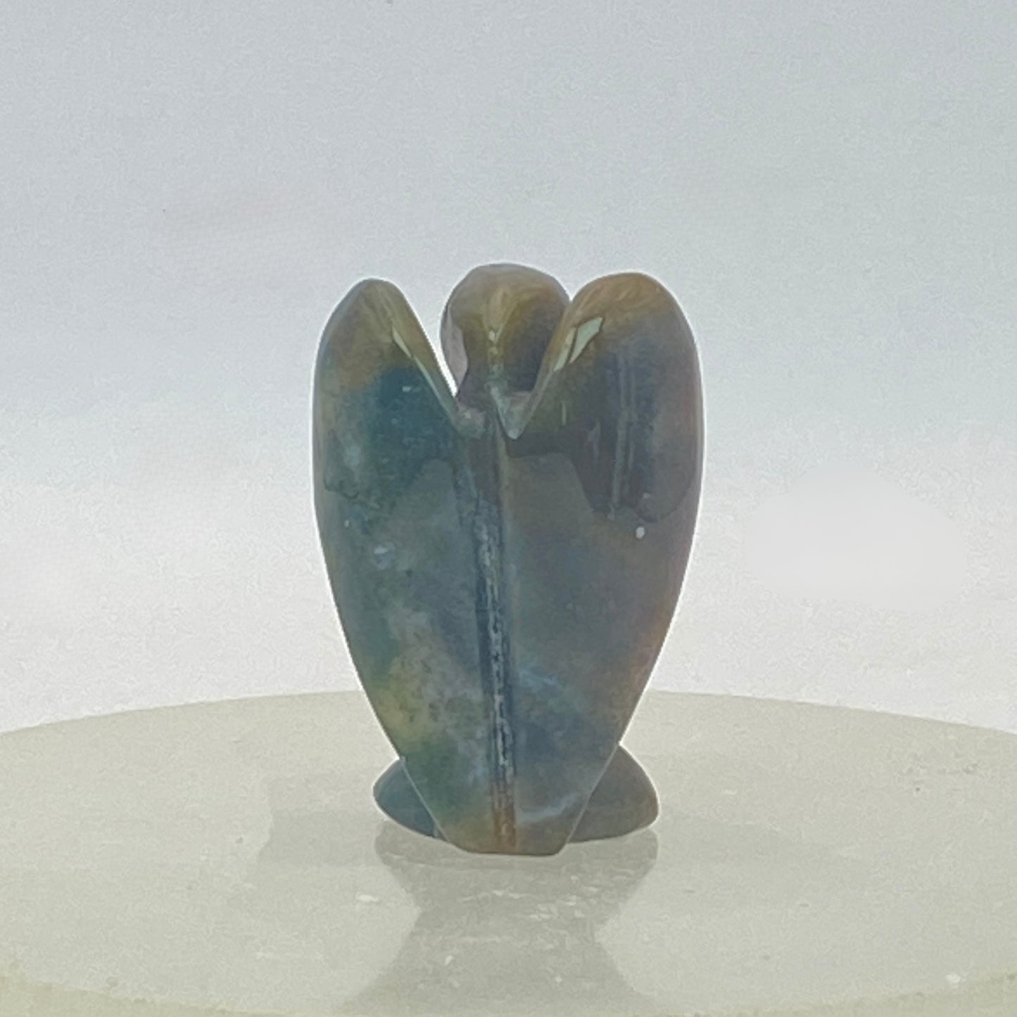 Moss Agate Angel #10 - Small