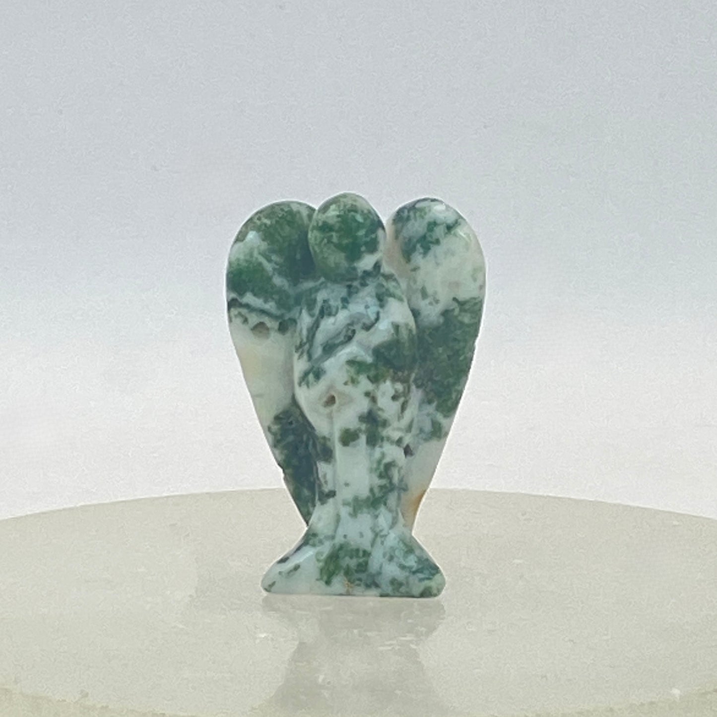 Moss Agate Angel #2 - Small