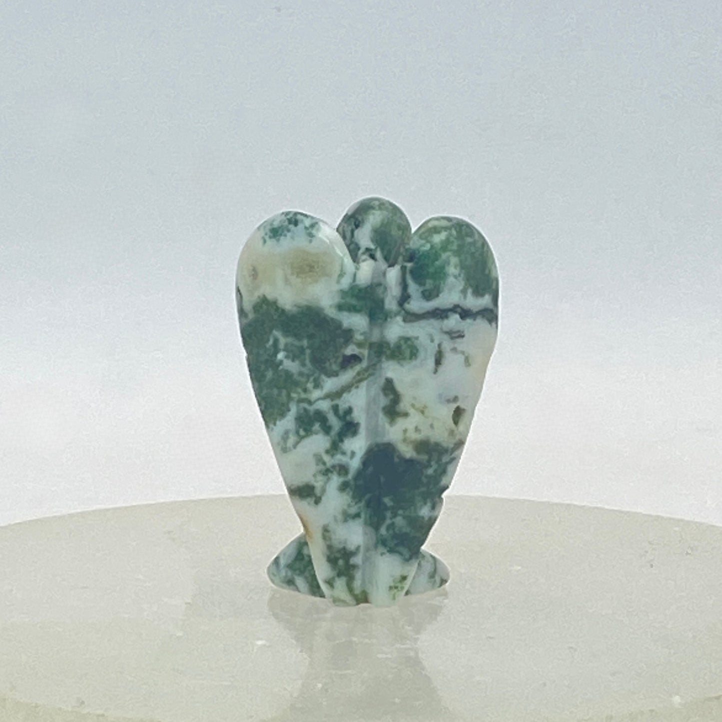 Moss Agate Angel #2 - Small