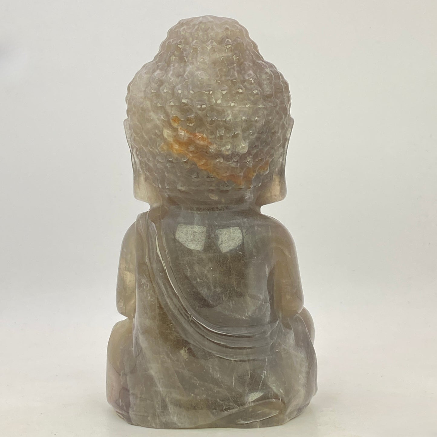 LARGE Smokey Quartz Buddha - Almost 1KG!