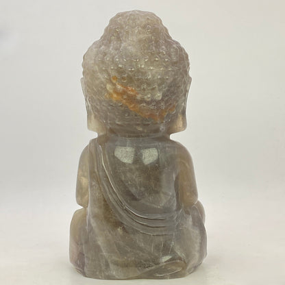 LARGE Smokey Quartz Buddha - Almost 1KG!