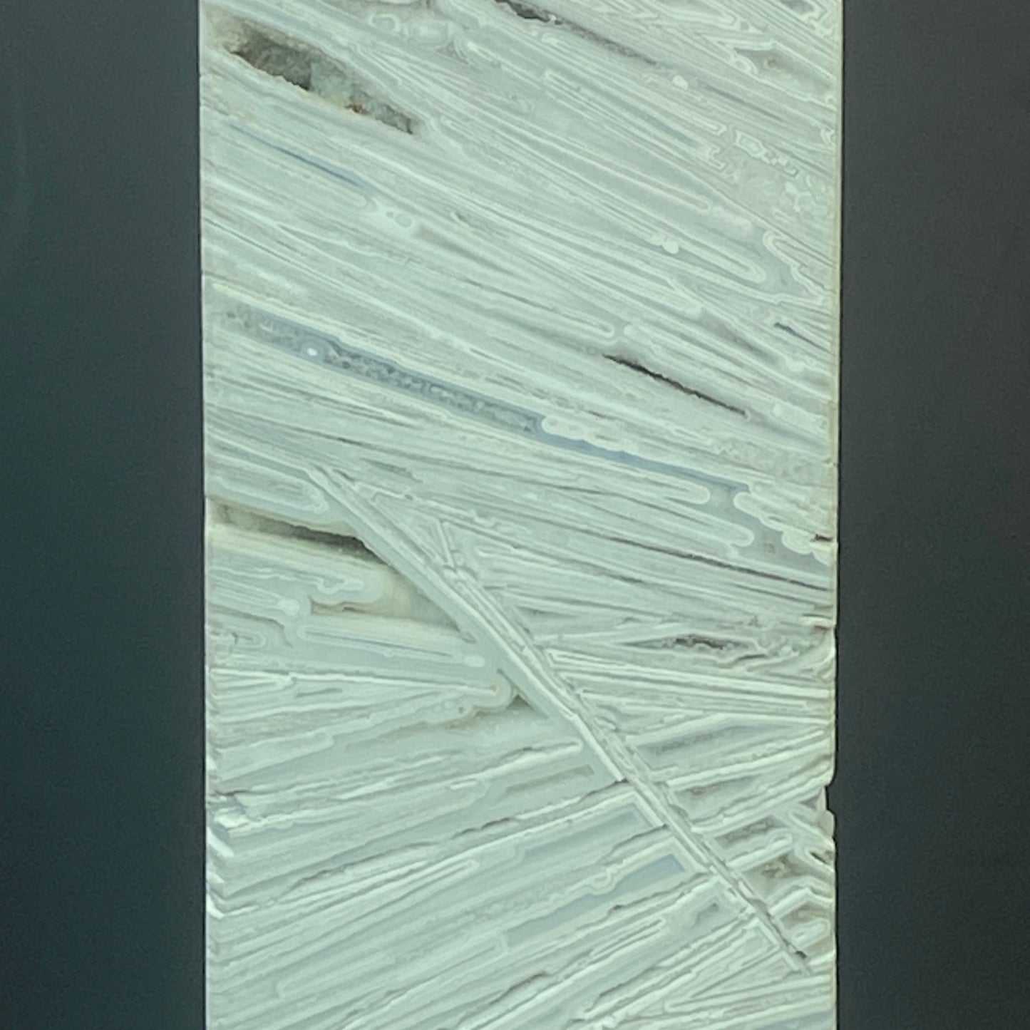 Druzy Snow Agate Tower #2 - 18cm tall