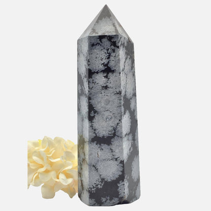 Snowflake Obsidian Point #1