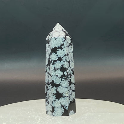 Snowflake Obsidian Point #2