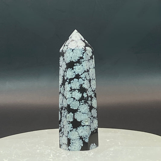 Snowflake Obsidian Point #2