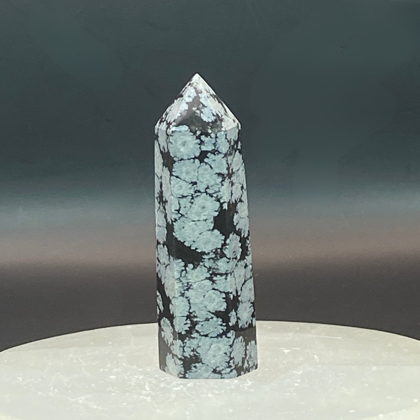Snowflake Obsidian Point #2