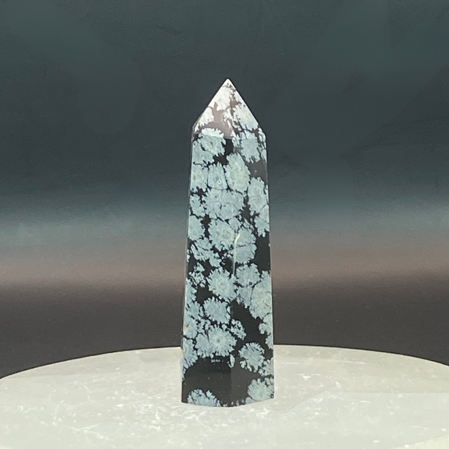 Snowflake Obsidian Point #2