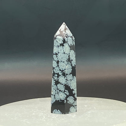 Snowflake Obsidian Point #2