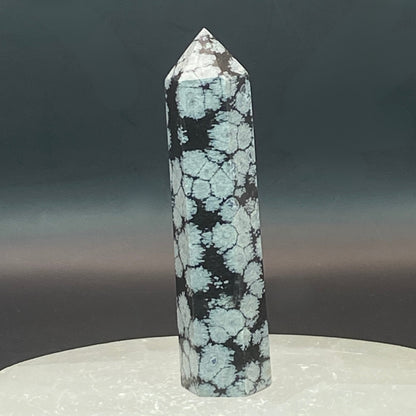 Snowflake Obsidian Point #3