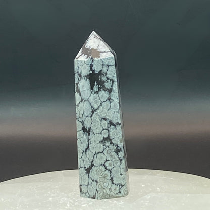 Snowflake Obsidian Point #4