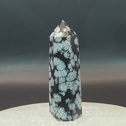 Snowflake Obsidian Point #5