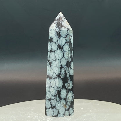 Snowflake Obsidian Point #6