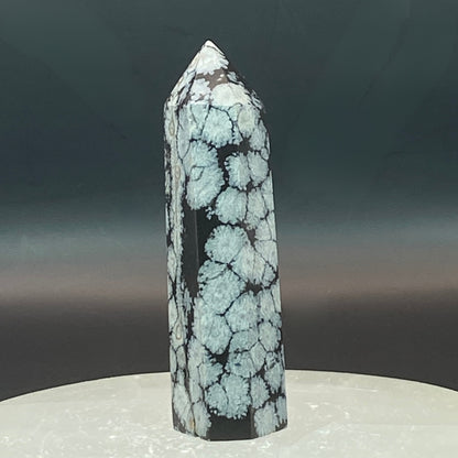 Snowflake Obsidian Point #6