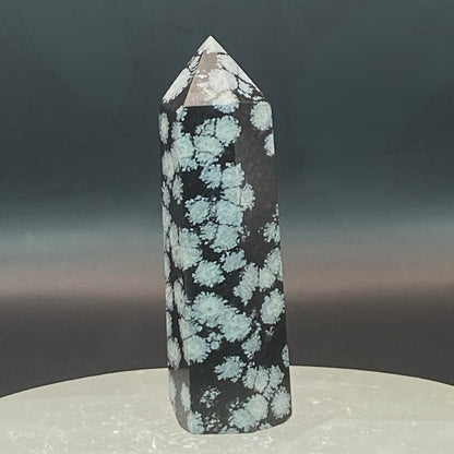 Snowflake Obsidian Point #8