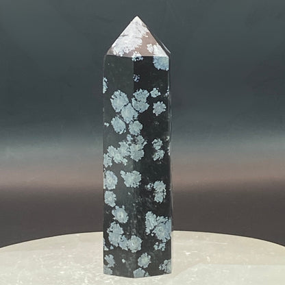 Snowflake Obsidian Point #9