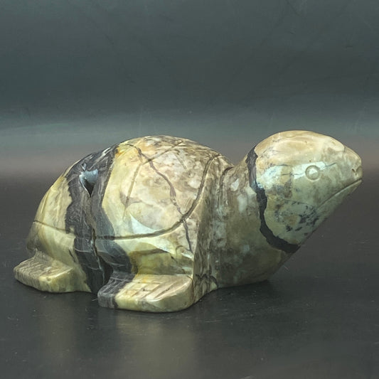 Volcano Agate Turtle #1  - Large
