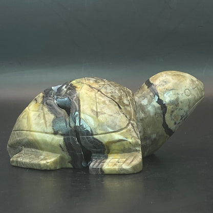 Volcano Agate Turtle #1  - Large