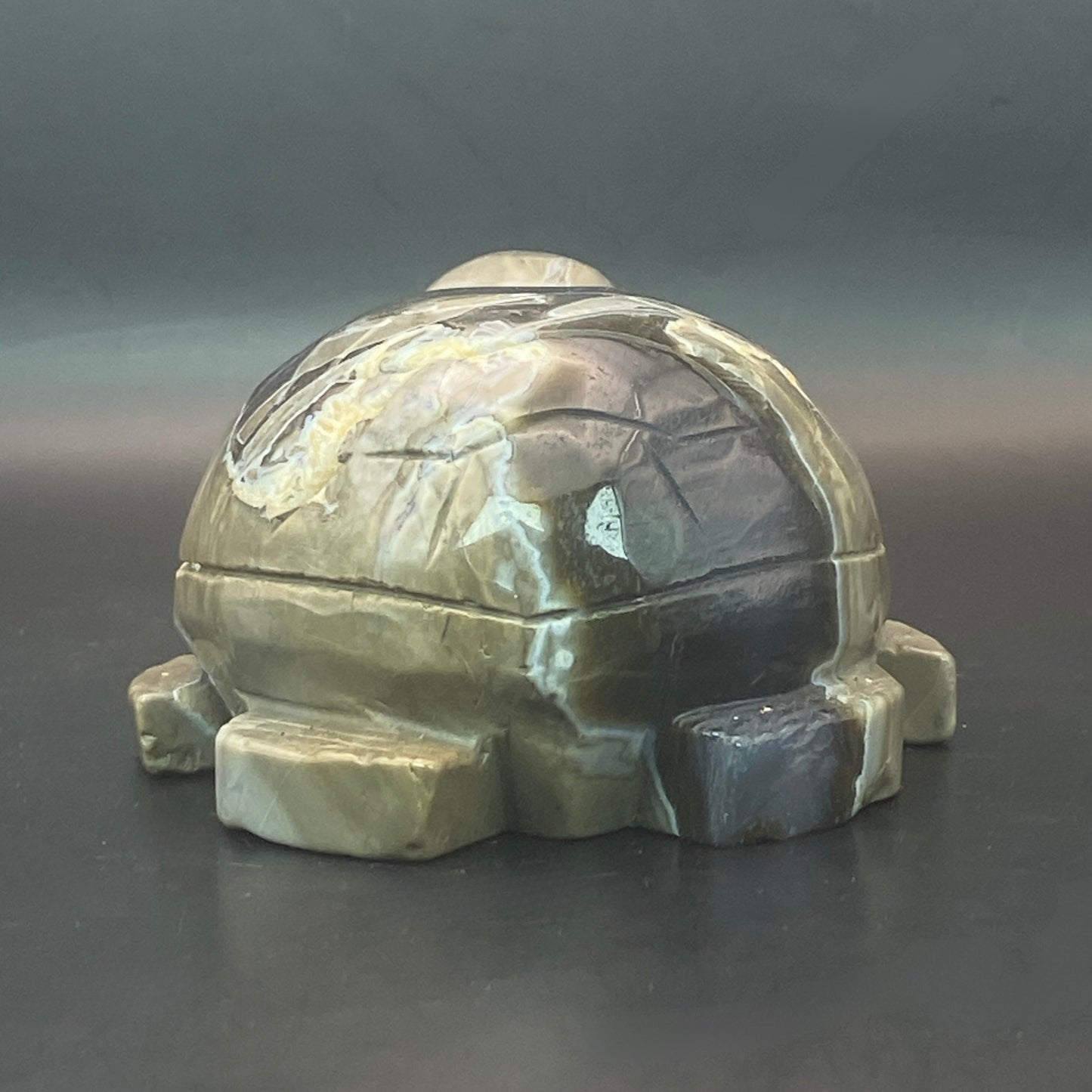 Volcano Agate Turtle #3  - Large