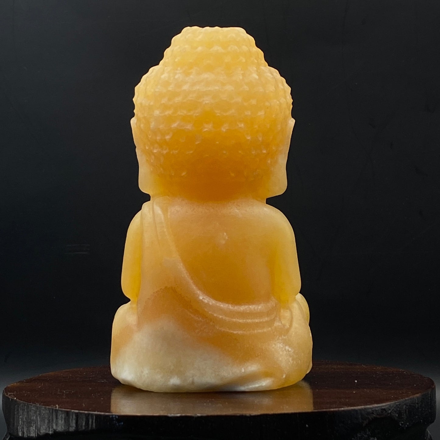 Yellow Calcite Buddha - Medium